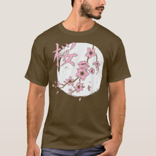 Camiseta Sakura Flowers Spring Cherry Blossoms Japanese Kan
