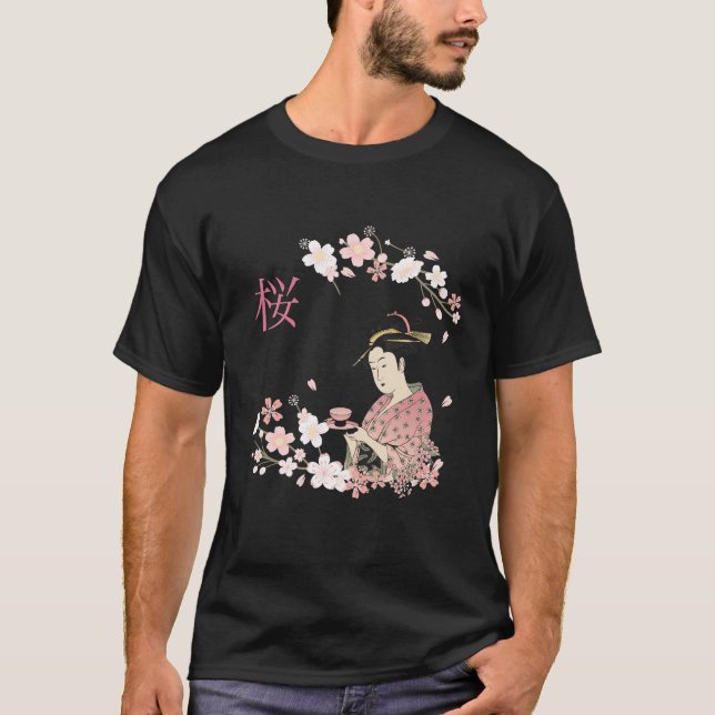 Camiseta Sakura Geisha T-Shirt (Anverso)