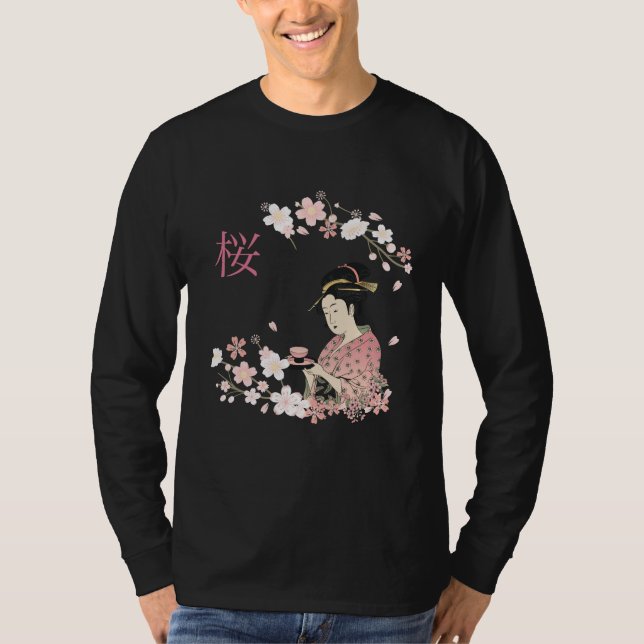 Camiseta Sakura Geisha T-Shirt (Anverso)
