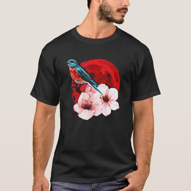 Camiseta Sakura Japón cerezo flor naturaleza árbol japonés  (Anverso)