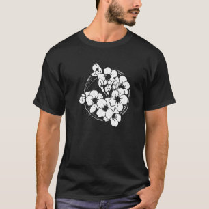 Camiseta Sakura Japón Flor de cerezo Naturaleza de árbol ja