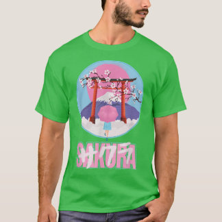 Camiseta Sakura Kawaii Anime Manga corta parodia japonesa