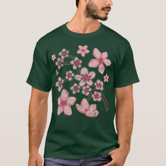 Camiseta Sakura Lover Bonito japonesa de flores rosadas Che