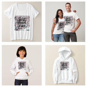 Camiseta Sakura Rosa Elegante Mejor Día de la Madre