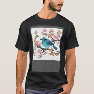 Camiseta Sakura Songbird en Primavera Serena en Bloom
