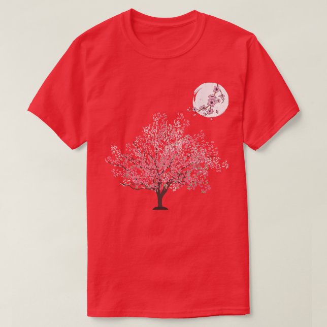 Camiseta Sakura Tree Japonés Primavera Blossom Fl (Diseño del anverso)
