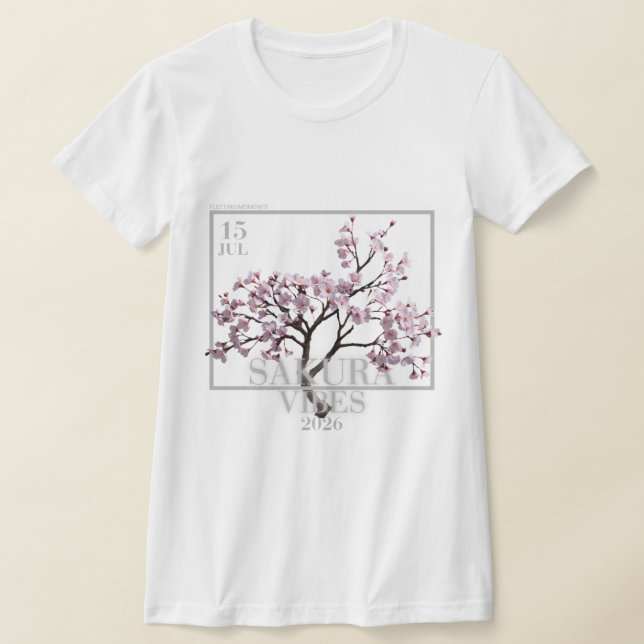 Camiseta Sakura Vibes (Distribución)