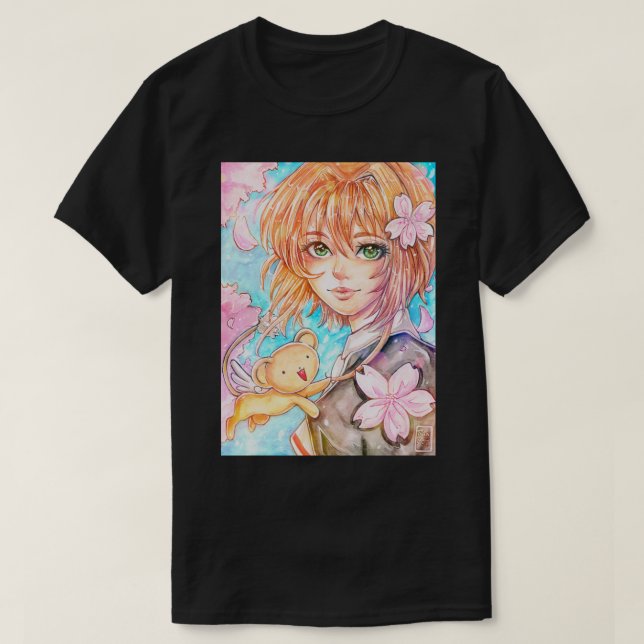 Camiseta Sakura y Kero (Diseño del anverso)
