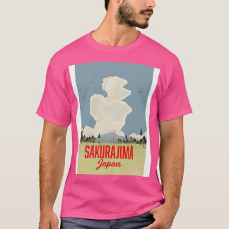 Camiseta Sakurajima vacaciones en Japón