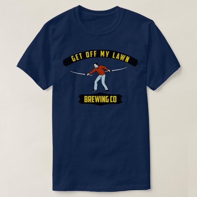 Camiseta Sal de mi césped (Diseño del anverso)