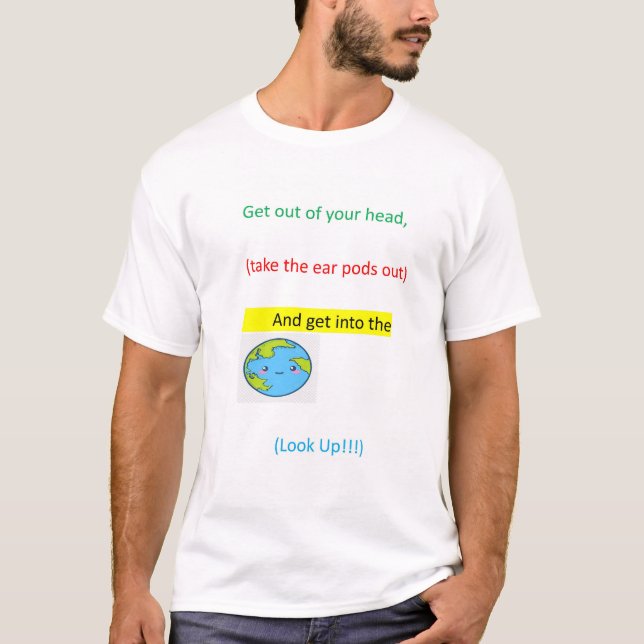Camiseta Sal de tu cabeza (Anverso)