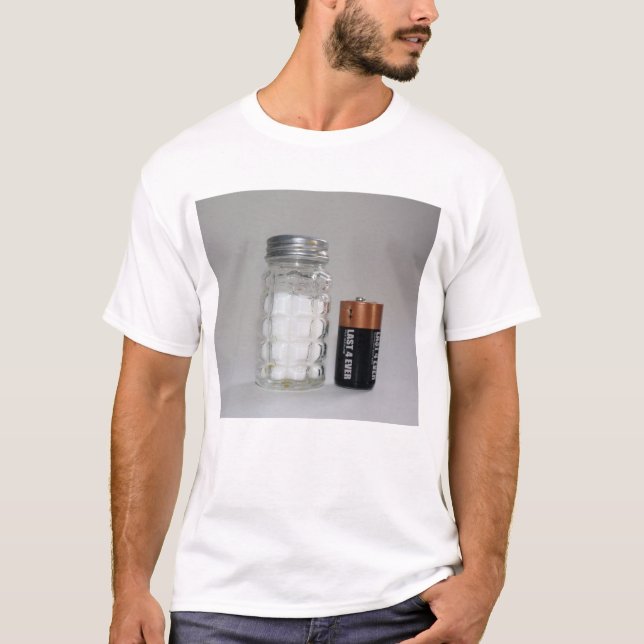 Camiseta Sal y batería (Anverso)