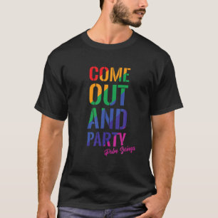 Camiseta Sal y Fiesta Palm Springs Orgullo Gay LGBT Rai