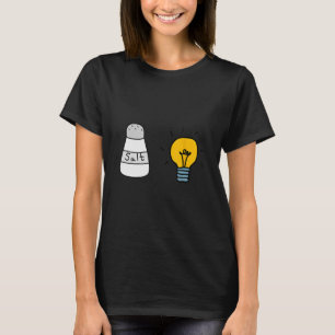 Camiseta Sal y luz son versos de la Biblia de sal
