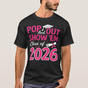 Camiseta Sal y Muestra Em Clase de 2026 Senior 2026 retro