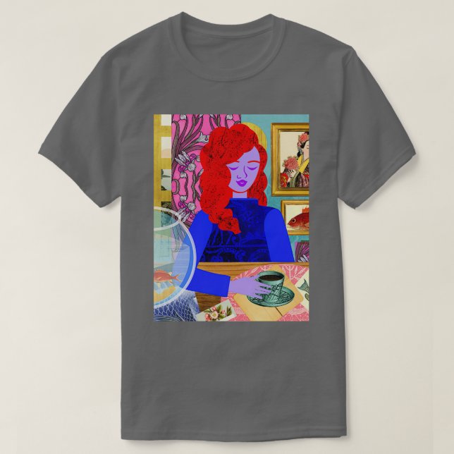 Camiseta Sala de acuarios (Diseño del anverso)