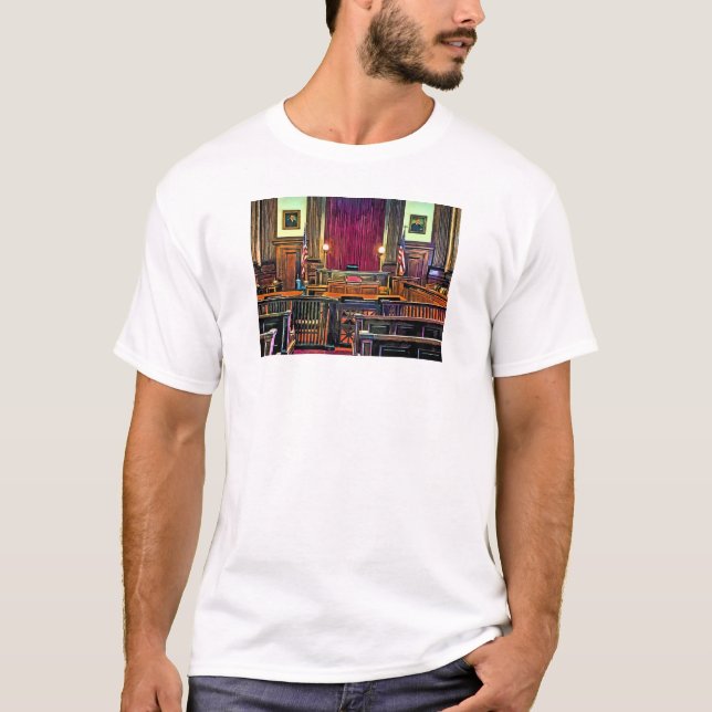 Camiseta Sala de audiencias (Anverso)