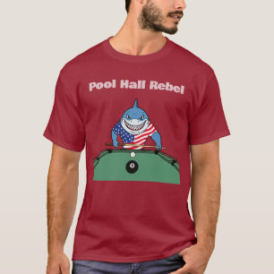 Camiseta Sala de Billar Divertida Rebelde