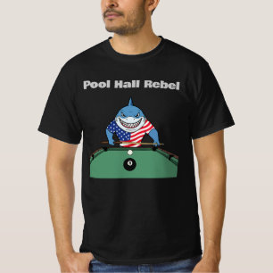 Camiseta Sala de Billar Divertida Rebelde