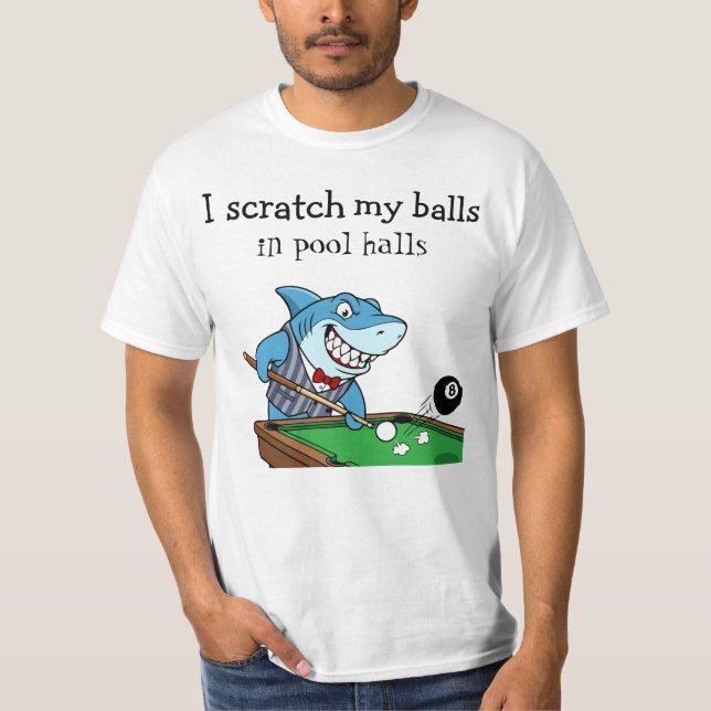 Camiseta Sala de Billar Divertida Rebelde (Anverso)