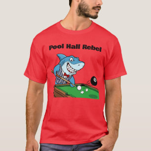 Camiseta Sala de Billar Divertida Rebelde