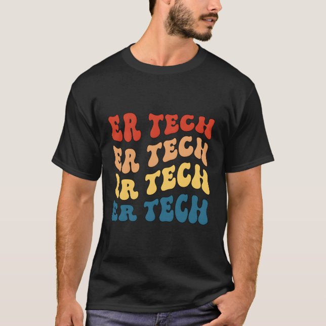 Camiseta Sala De Emergencia Tech Orgulloso Er Technier Tech (Anverso)