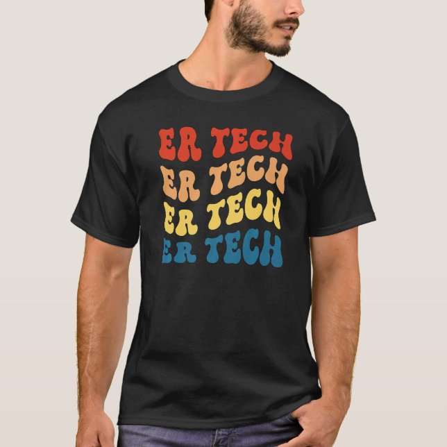 Camiseta Sala De Emergencia Tech Orgulloso Er Technier Tech (Anverso)