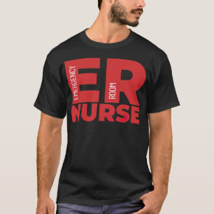 Camiseta Sala de emergencias ER carrera de enfermero