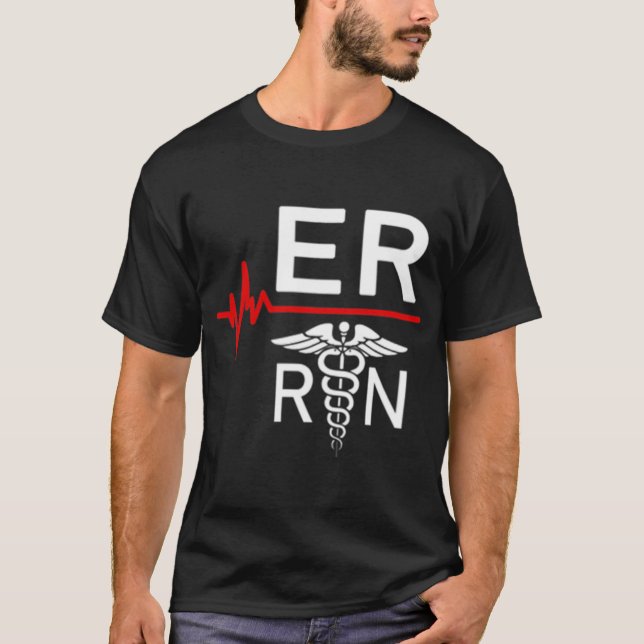 Camiseta Sala de Emergencias Regalo de Enfermeras Registrad (Anverso)