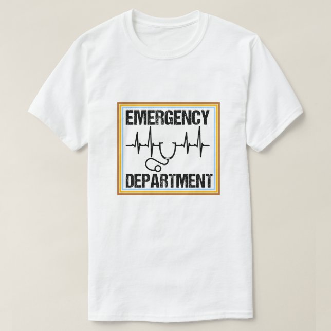 Camiseta Sala de emergencias Servicio de atención de emerge (Diseño del anverso)