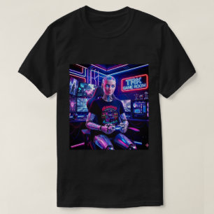 CAMISETA SALA DE JUEGOS ROBÓTICA CIBERNETICA FUTURISTA T.R.