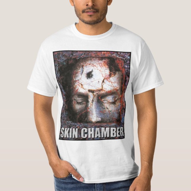 Camiseta Sala de la Piel "Juicio" (Camisas Blancas) (Anverso)