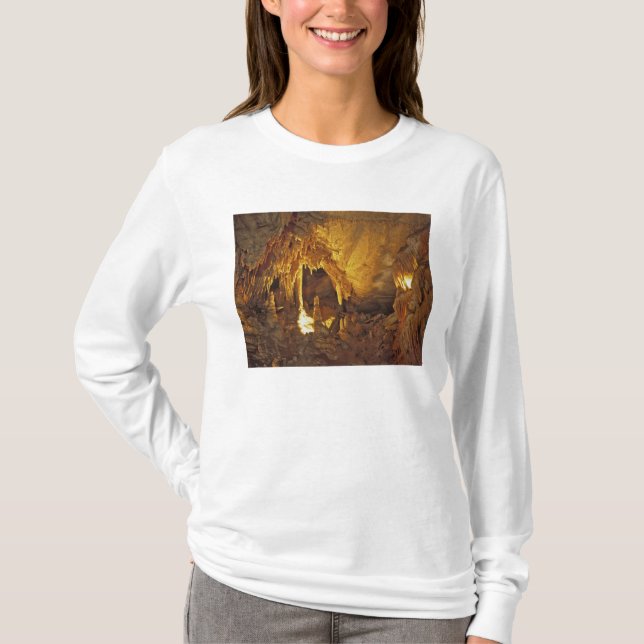 Camiseta Sala de las Cortinas, Parque Nacional Mammoth Cave (Anverso)