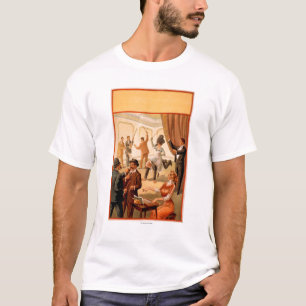 Camiseta Sala de mando del Hypnotist del teatro de la gente