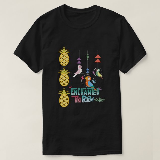 Camiseta Sala de Tiki encantada (Diseño del anverso)