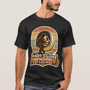 Camiseta Sala VIP Retro de Rescate de Perros para Familias 