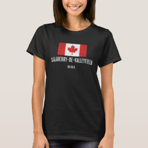 Camiseta Salaberry de Valleyfield Canadá Bandera canadiense