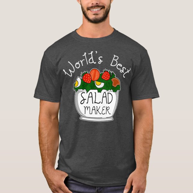 Camiseta Salad Healthy Food  Foodie Salad (Anverso)