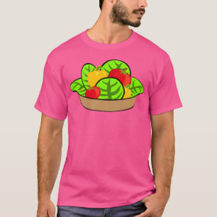 Camiseta Salada Lettuce Tomate Peppers