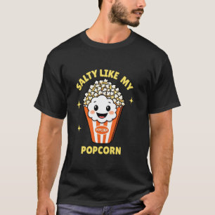 Camiseta Salado como mis palomitas, divertidos adolescentes
