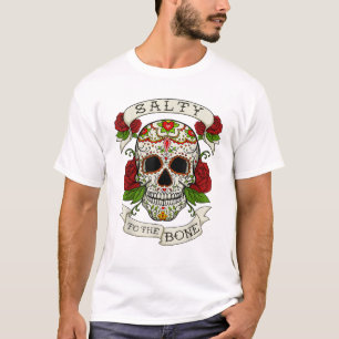 Camiseta Salado de cráneo de azúcar para el hueso