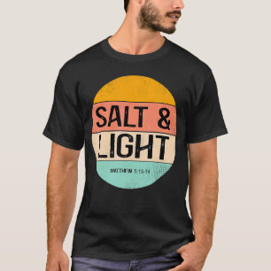 Camiseta Salado de verano retro y ligero repuesto cristiano
