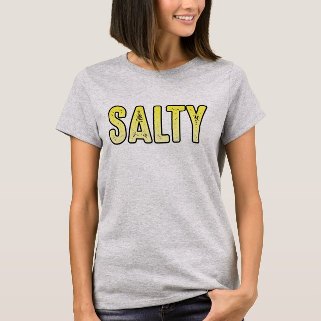 Camiseta Salado, meme de palabras sarcásticas (Anverso)