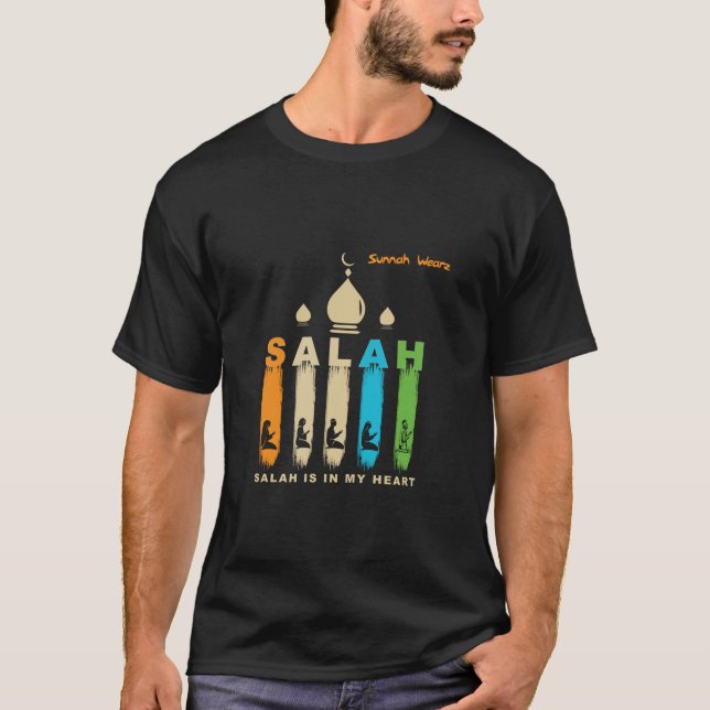 Camiseta Salah Prayer Islam Muslim Long Sleeve T Shirt (Anverso)
