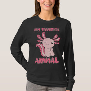 Camiseta Salamander Animal mexicano anfibio Lover Axolotl