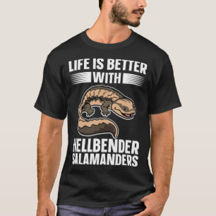 Camiseta Salamander Con Hellbender Salamander