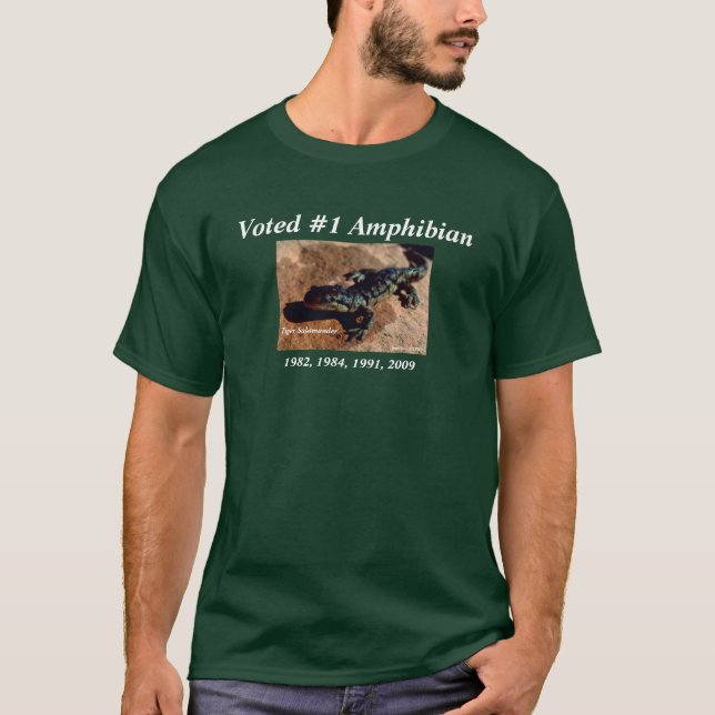 Camiseta Salamander de tigre (verde) (Anverso)