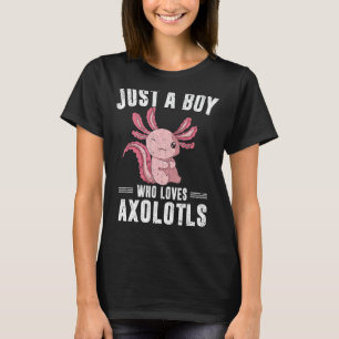 Camiseta Salamander Mascota anfibio es un chico que ama a A