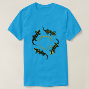 Camiseta Salamanders de fuego en un anillo (logotipo
