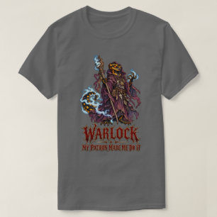 Camiseta Salamandra de Brujo Mi Patrono Me Obligó a Hacerlo
